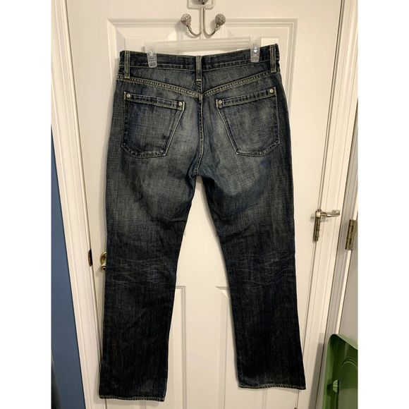 Paper Denim & Cloth Tyler Low Rise Straight Leg Jeans Waist Size 33 - Picture 2 of 6